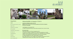 Desktop Screenshot of ghv-weingarten.de