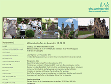 Tablet Screenshot of ghv-weingarten.de